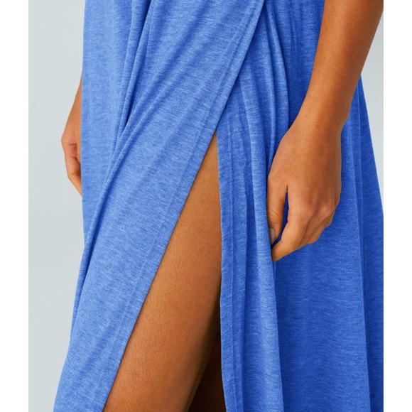 HALARA Powder Blue Athletic Maxi Dress - Picture 4 of 9